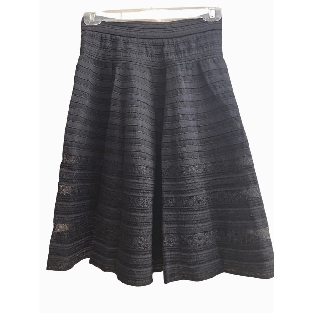 Missoni Black Pleated Knee-Length Skirt with slip Women's size 42